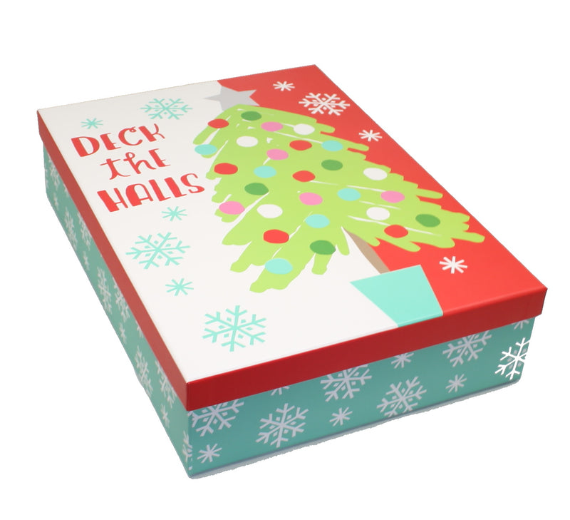 Rectangular Gift Box - 14.75x10.5x3.5 - - The Country Christmas Loft