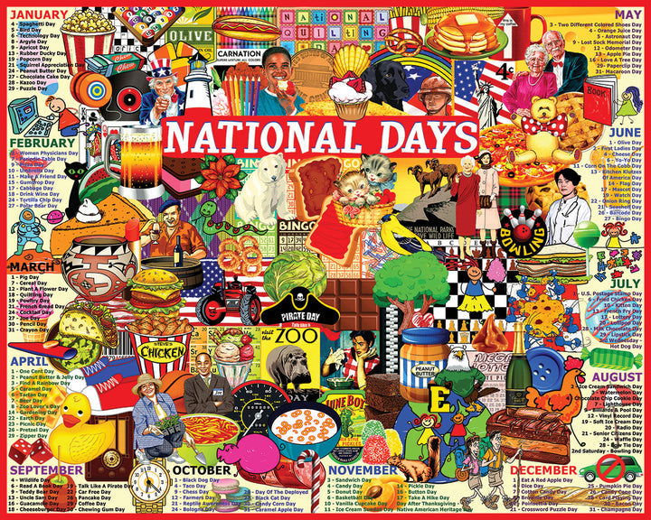 National Days - 1000 Piece Jigsaw Puzzle - The Country Christmas Loft