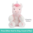 Animated Unicorn ABC 123 Plush - The Country Christmas Loft