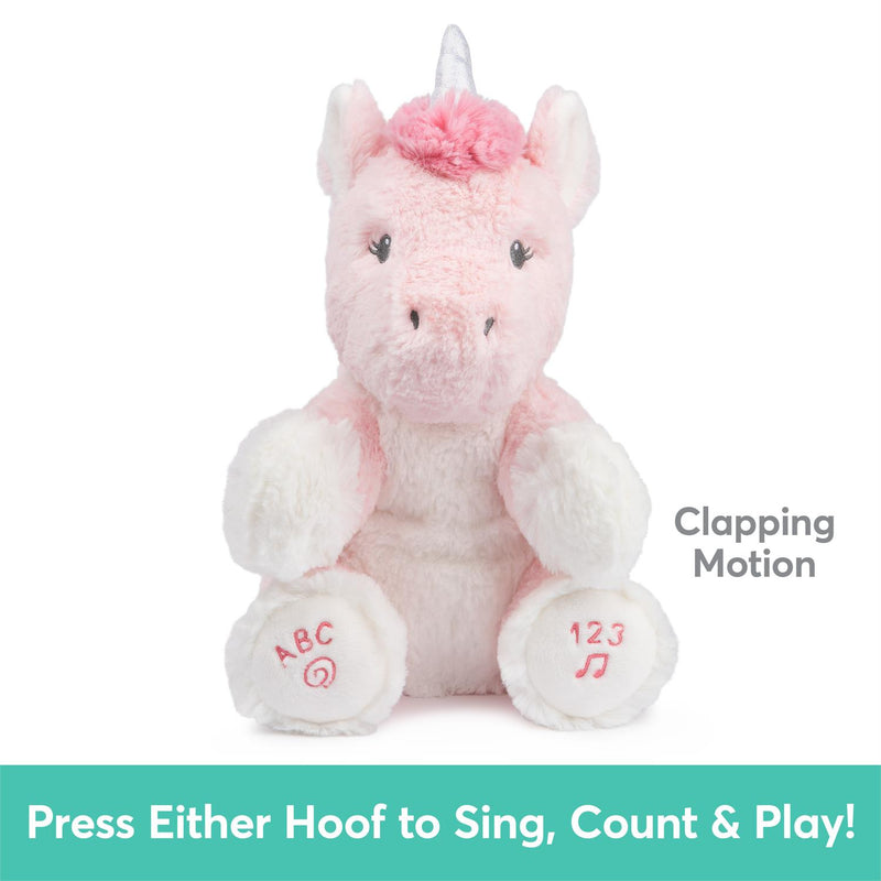 Animated Unicorn ABC 123 Plush - The Country Christmas Loft