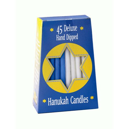 Hanukah Blue and White Candles - The Country Christmas Loft