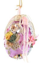 Flower Royal Court Egg - - The Country Christmas Loft