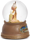 Musical Nativity Glitterdome with Nativity Scene - 5.5 Inch