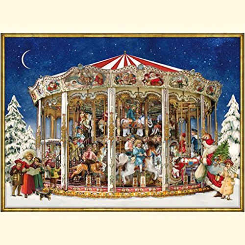 German Advent Calendar - The Carousel - The Country Christmas Loft