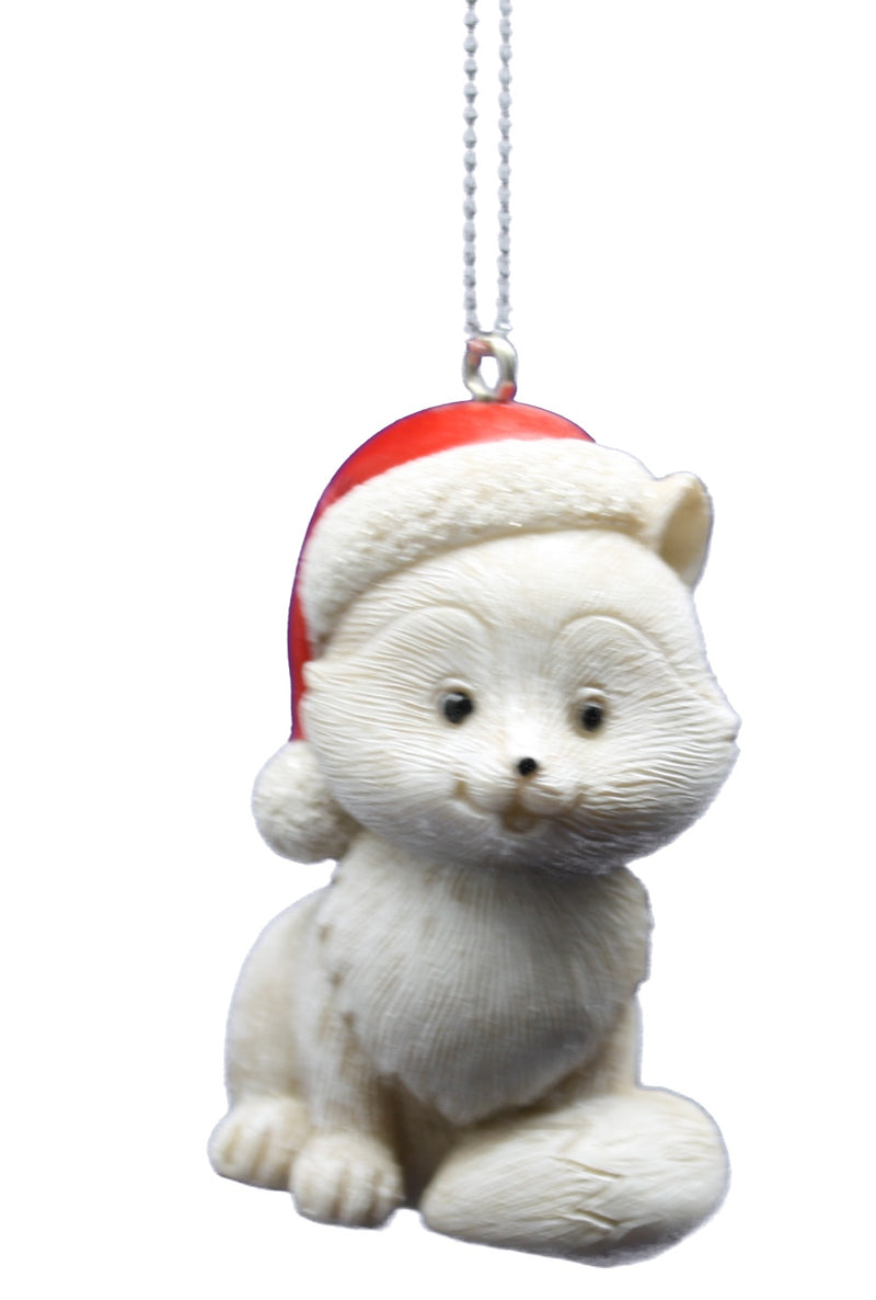 Pudgy Fox Ornament - The Country Christmas Loft