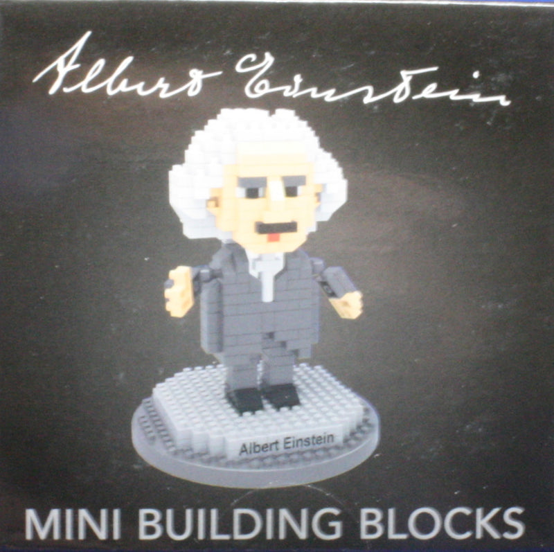 Mini Building Blocks - Albert Einstein - The Country Christmas Loft