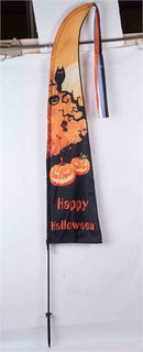 Nylon Happy Halloween Flag - The Country Christmas Loft
