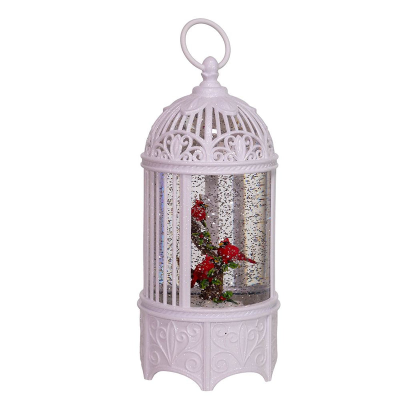 Battery-Operated LED Bird Cage Lantern With Motion - The Country Christmas Loft