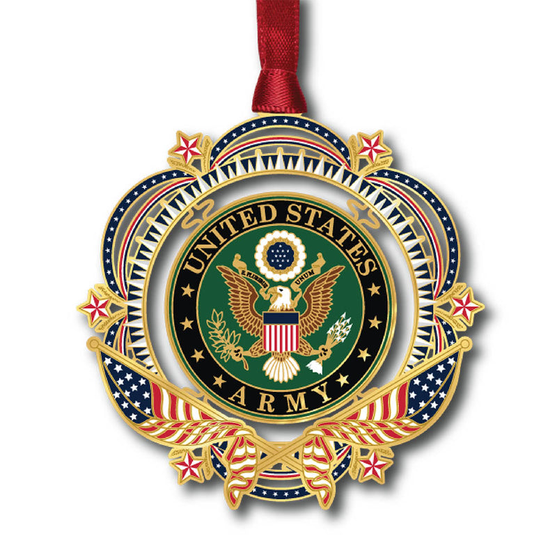 Patriotic U.S. Army Ornament