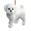 Furry Dog Ornament -  Bichon Frise - The Country Christmas Loft