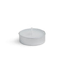White Unscented Tealights in Tin Cup - Bag of 50