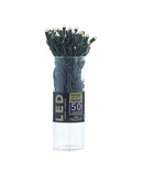 50-Light 5mm Warm White Frosted LED Green Wire Light Set - The Country Christmas Loft