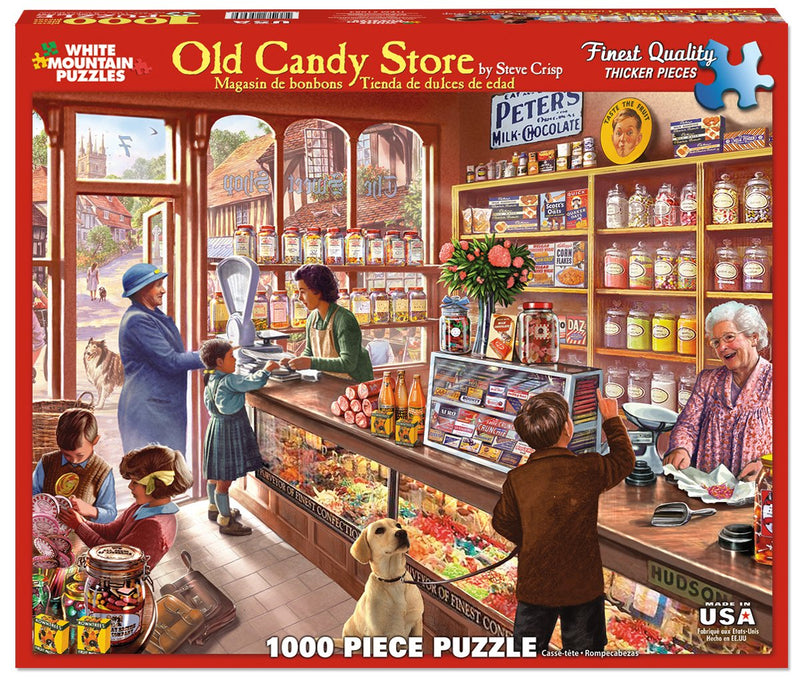 Old Candy Shop - 1000 Piece Jigsaw Puzzle - The Country Christmas Loft