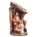 Silent Night Lighted Outdoor Metal Nativity