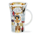 The Life And Reign of Queen Elizabeth II Fine Bone China Mug Glencoe Style