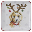 Holiday Paws Salad / Dessert Plate -