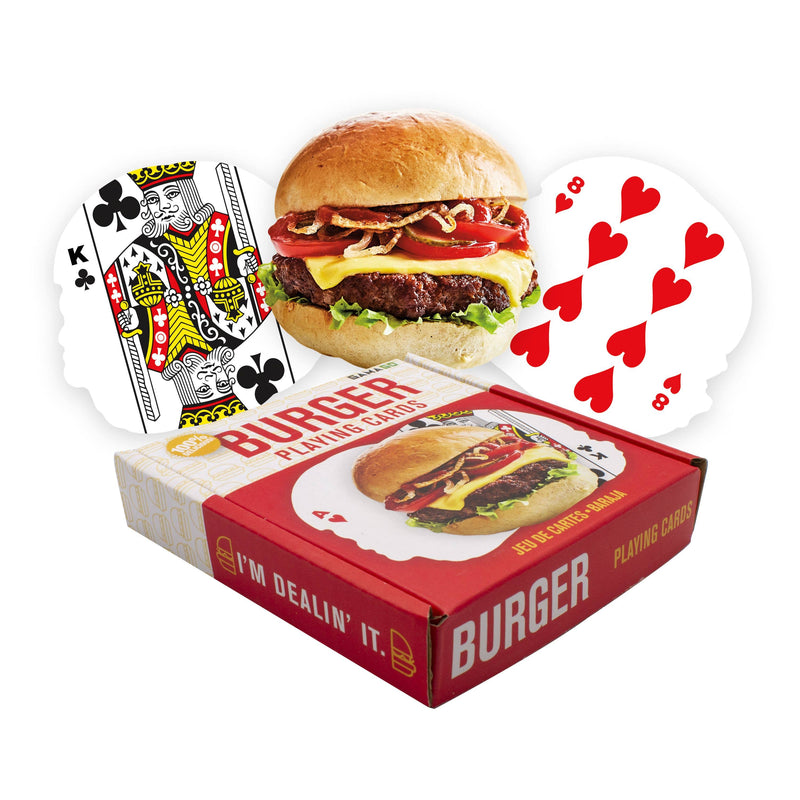 Hamburger Shaped Playing Cards - The Country Christmas Loft