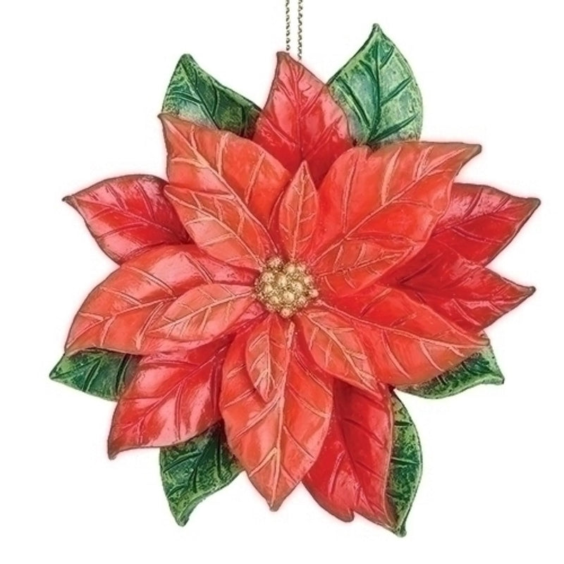 Poinsettia Bloom Ornament - The Country Christmas Loft