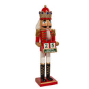 15" Nutcracker King With Calendar - The Country Christmas Loft