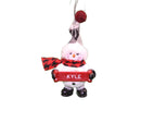 Cozy Snowman Ornament (Letters G - R) - - The Country Christmas Loft