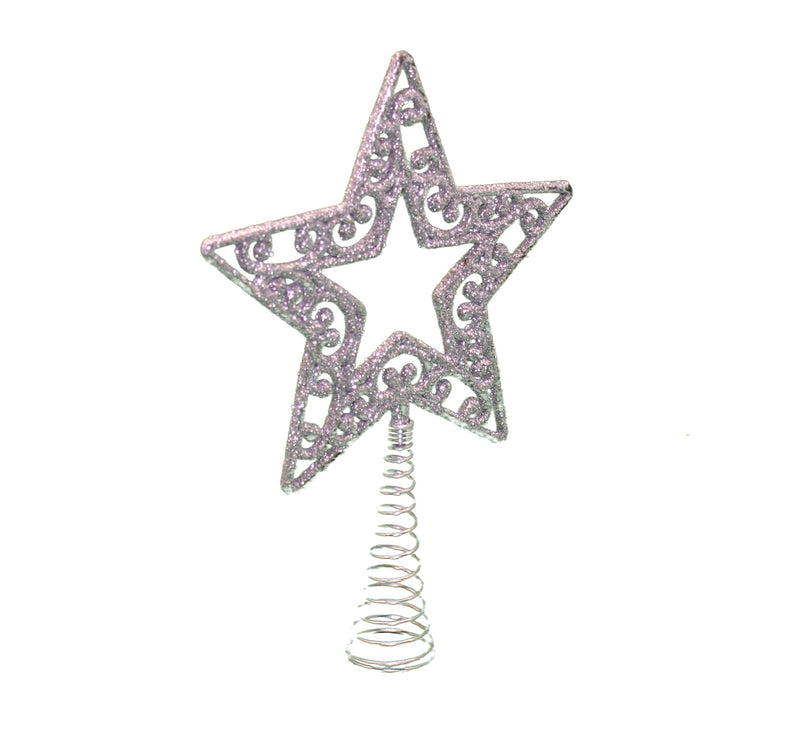 Mini Star Tree Topper - Silver - The Country Christmas Loft