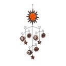 Metal & Fused Glass Sun & Moon Mobile - The Country Christmas Loft