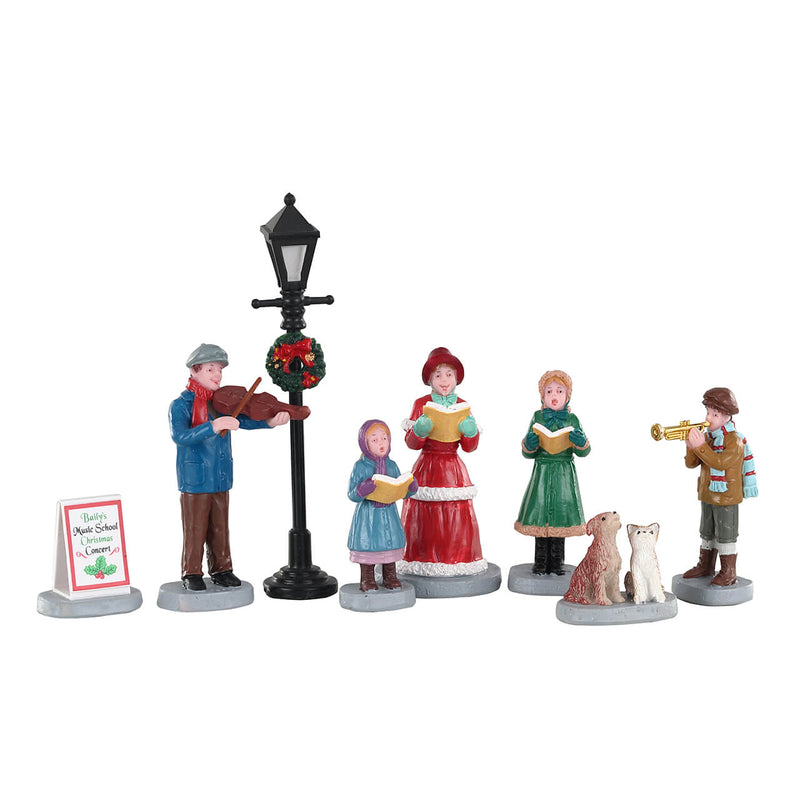 Baily's Music School Carolers - 8 Piece Set - The Country Christmas Loft