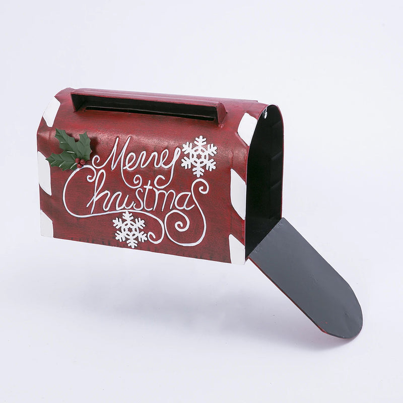 13 inch Metal Holiday Mail Box - The Country Christmas Loft