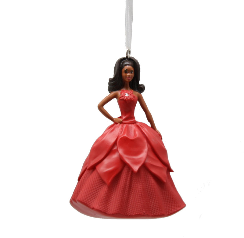 African American Holiday Barbie Ornament - The Country Christmas Loft