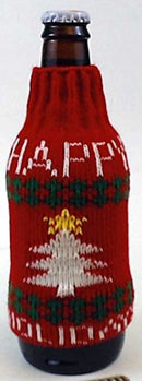 Uncle Bob's Ugly Sweater Beer Bottle Covers - - The Country Christmas Loft