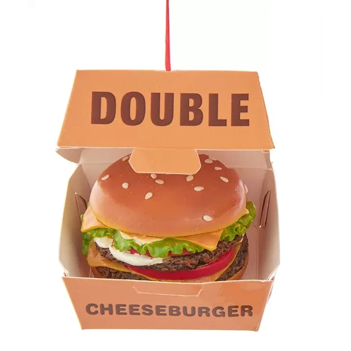 Double  Cheeseburger Ornament