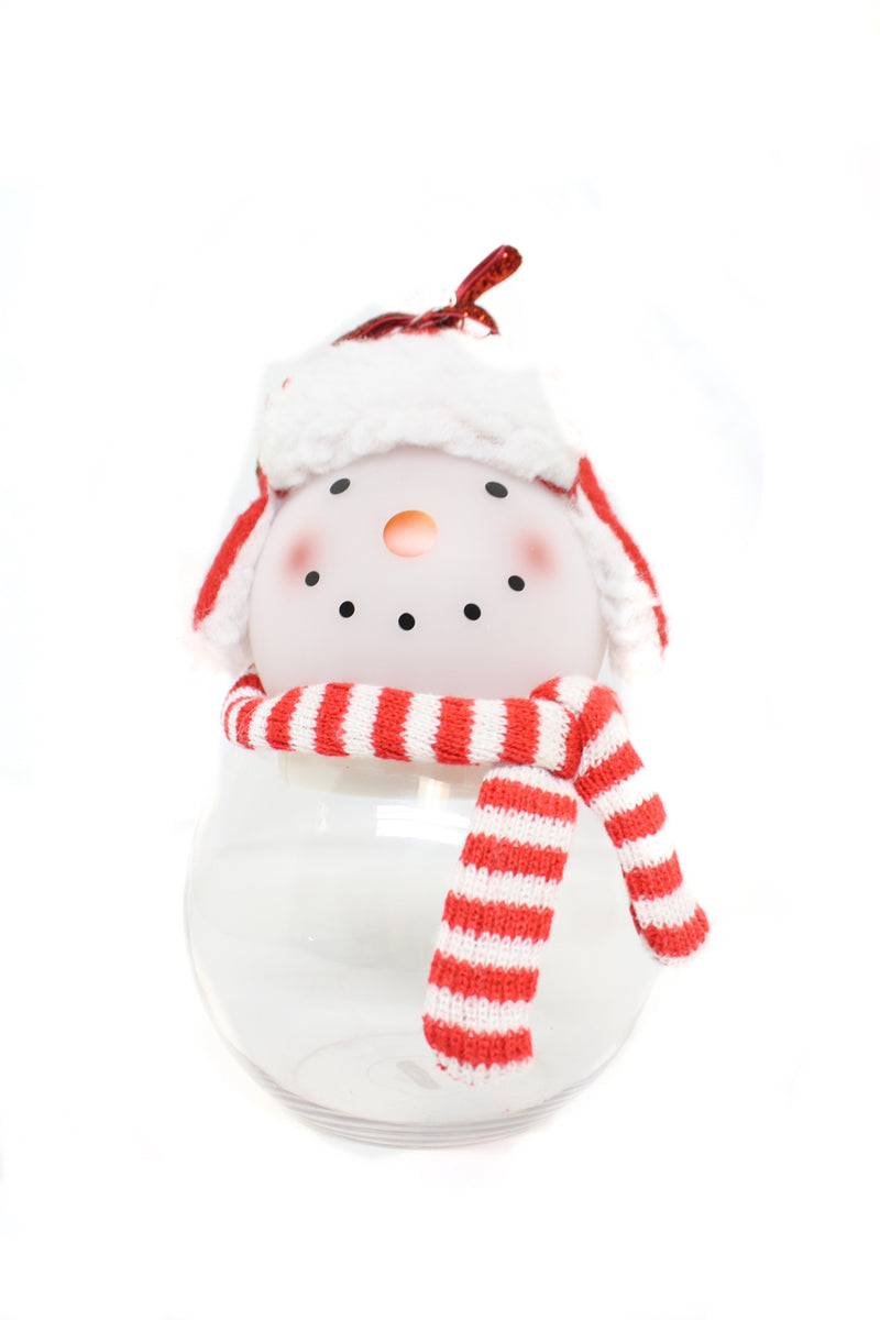 Lit Snowman Candy Shimmer - The Country Christmas Loft