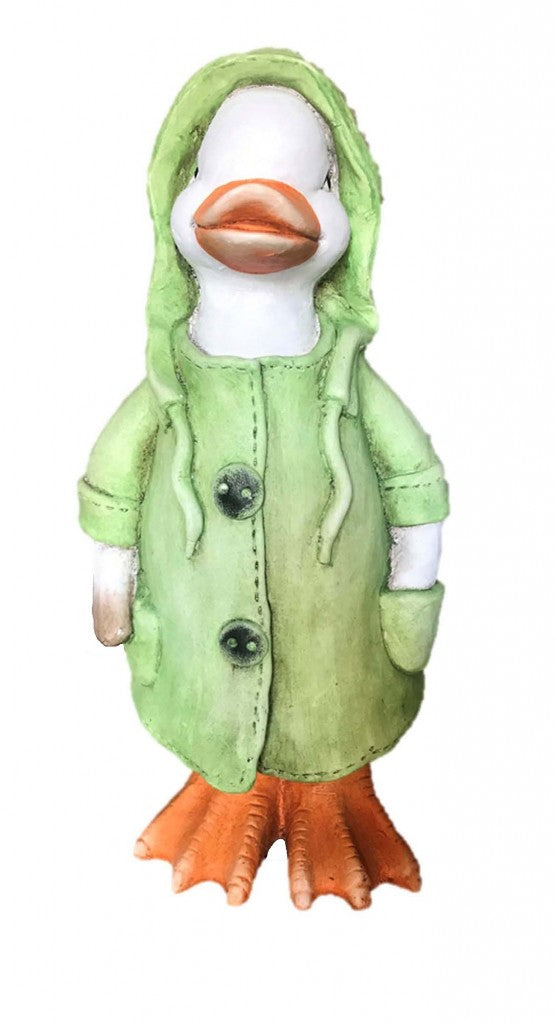 Green Raincoat Duck - The Country Christmas Loft