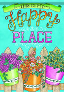 Large Flag Buckets Of Happiness - The Country Christmas Loft