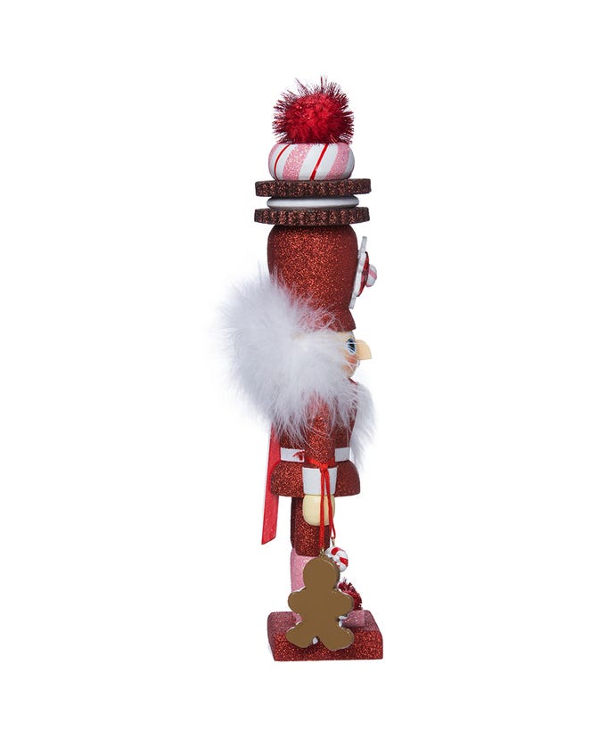 12" Hollywood Nutcrackers Gingerbread With Cookie Hat Nutcracker - The Country Christmas Loft
