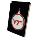Silver Plated College Logo Ornament - Virginia Tech