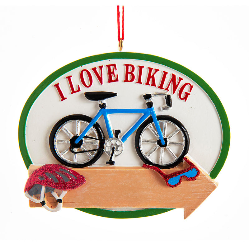 "I Love Biking" Ornament - The Country Christmas Loft