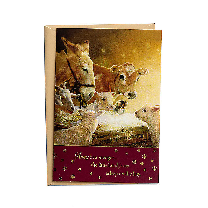 Away in A Manger - 18 Christmas Boxed Cards - The Country Christmas Loft