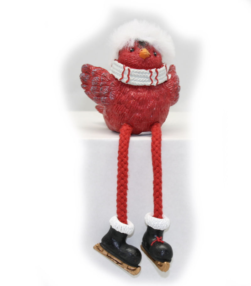 Christmas Cardinal Shelfsitter - - The Country Christmas Loft