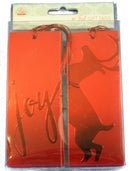 Foil Embossed Tie Gift Tags 10 Pack - Red - Gift Shoppe >> Gift Wrap - by Expressive Design