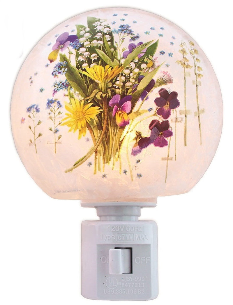 Glass Nightlight - Herb Garden - - The Country Christmas Loft