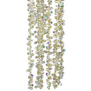 9 Foot Iridescent and Gold Beaded Garland - The Country Christmas Loft