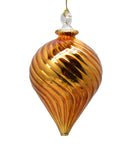 Shiny and Cute Egyptian Glass Heart - Copper