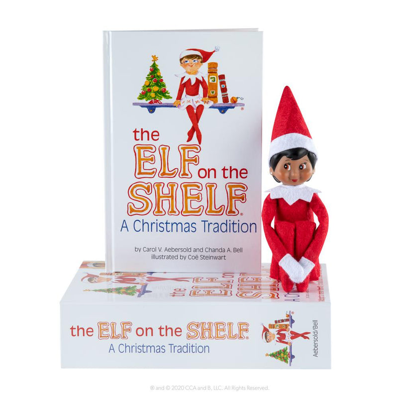 The Elf on the Shelf - Girl Dark Tone - The Country Christmas Loft