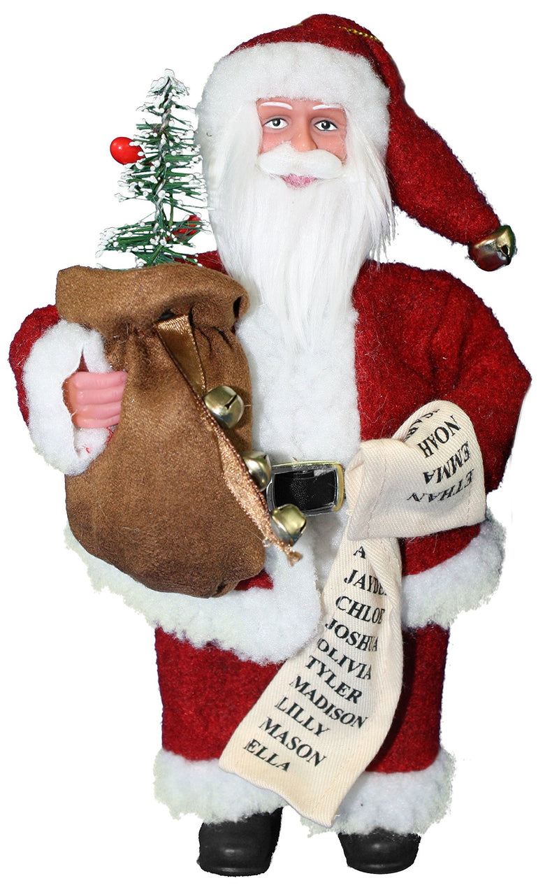 Kris Kringle Santa Ornament - 9" - The Country Christmas Loft