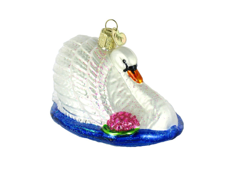 Old World Christmas Monet's Swan Ornament - The Country Christmas Loft