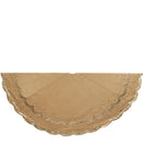 72" Gold Embossed Tree Skirt - The Country Christmas Loft