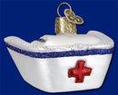 Old World Christmas Nurse's Cap Glass Blown Ornament - The Country Christmas Loft