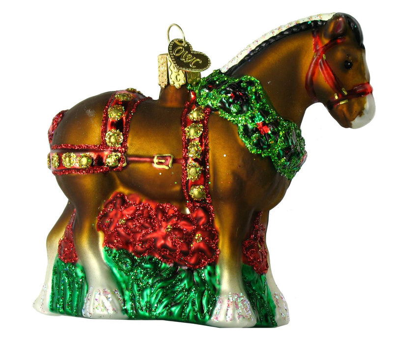 Old World Christmas Holiday Clydesdale - The Country Christmas Loft