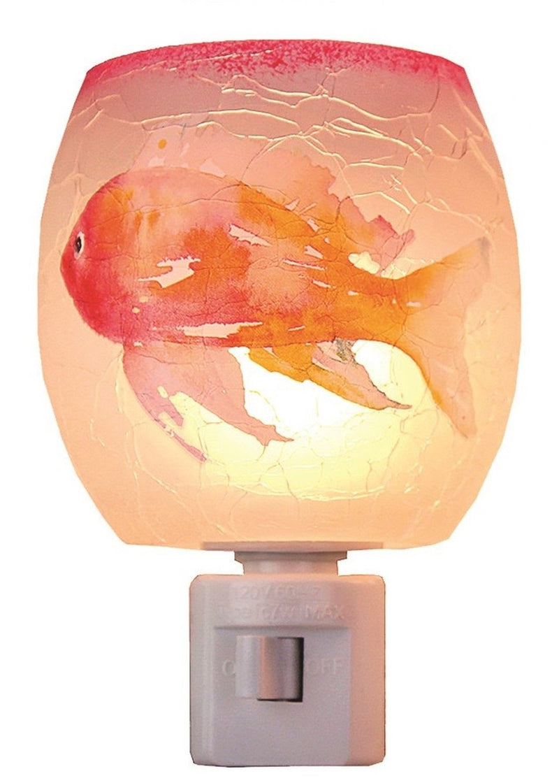 Glass Nightlight - Water Color Fish - Style C